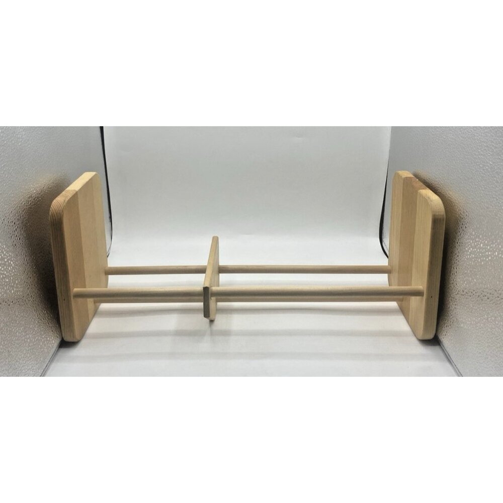 Napa Valley Box Co Wood 42 CD DVD Book Storage Rack Adjustable Shelf Organizer - Picture 7 of 16